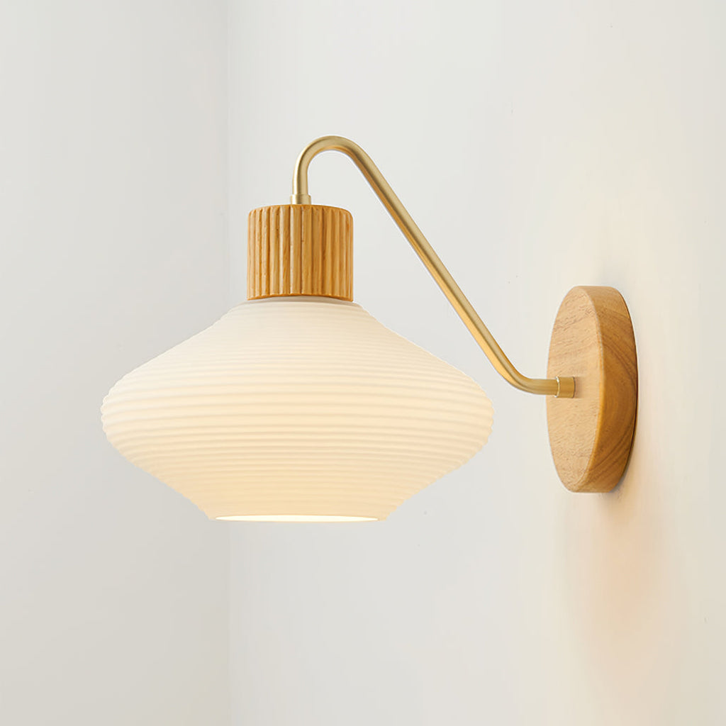 FARNWORTH TAPERED BRASS WALL SCONCE