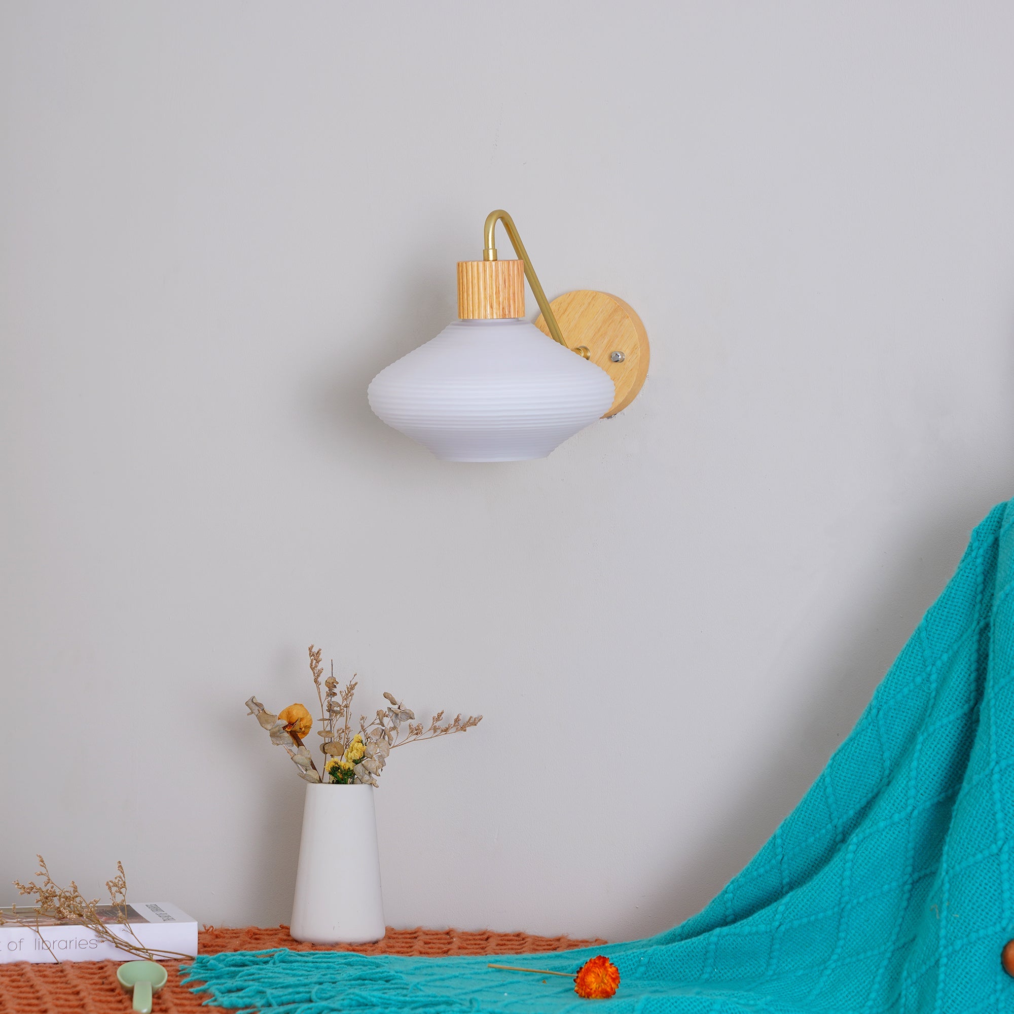 FARNWORTH TAPERED BRASS WALL SCONCE