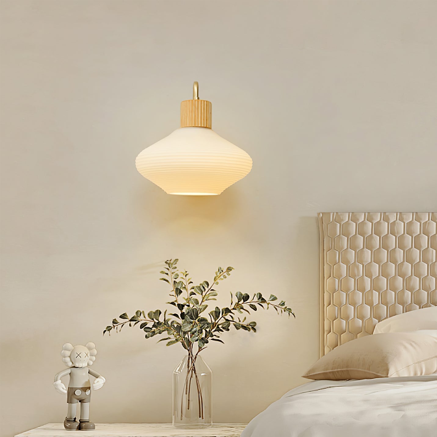 FARNWORTH TAPERED BRASS WALL SCONCE