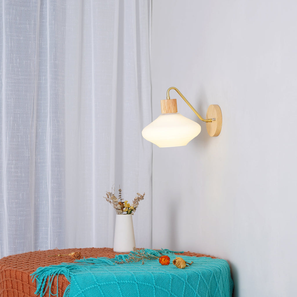 FARNWORTH TAPERED BRASS WALL SCONCE