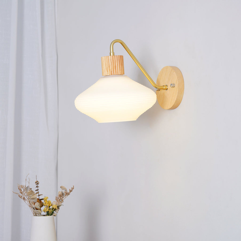 FARNWORTH TAPERED BRASS WALL SCONCE