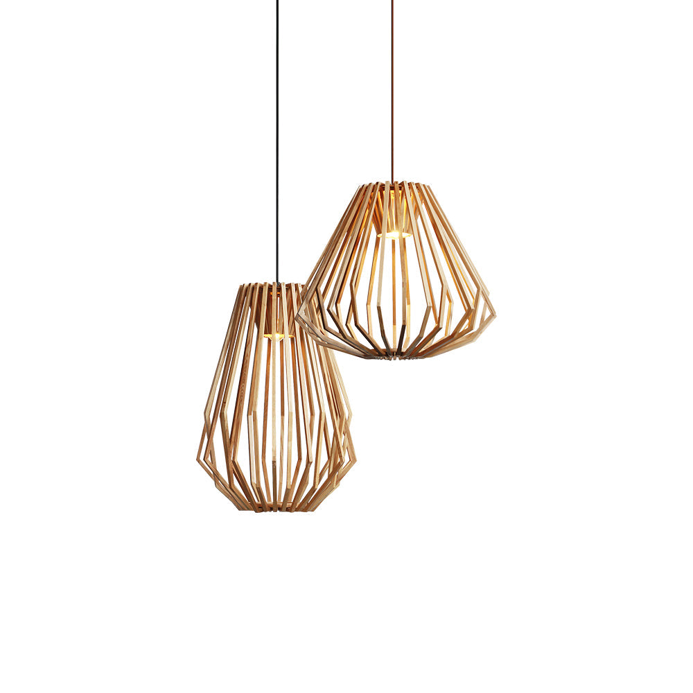 WINCHESTER WOODEN LATTICE PENDANT LIGHT