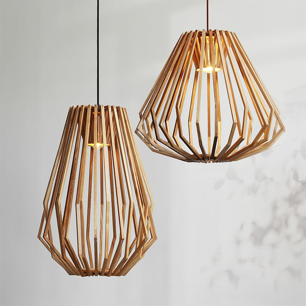 WINCHESTER WOODEN LATTICE PENDANT LIGHT