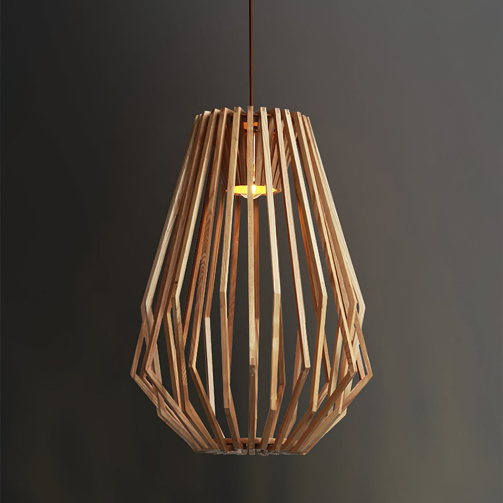 WINCHESTER WOODEN LATTICE PENDANT LIGHT