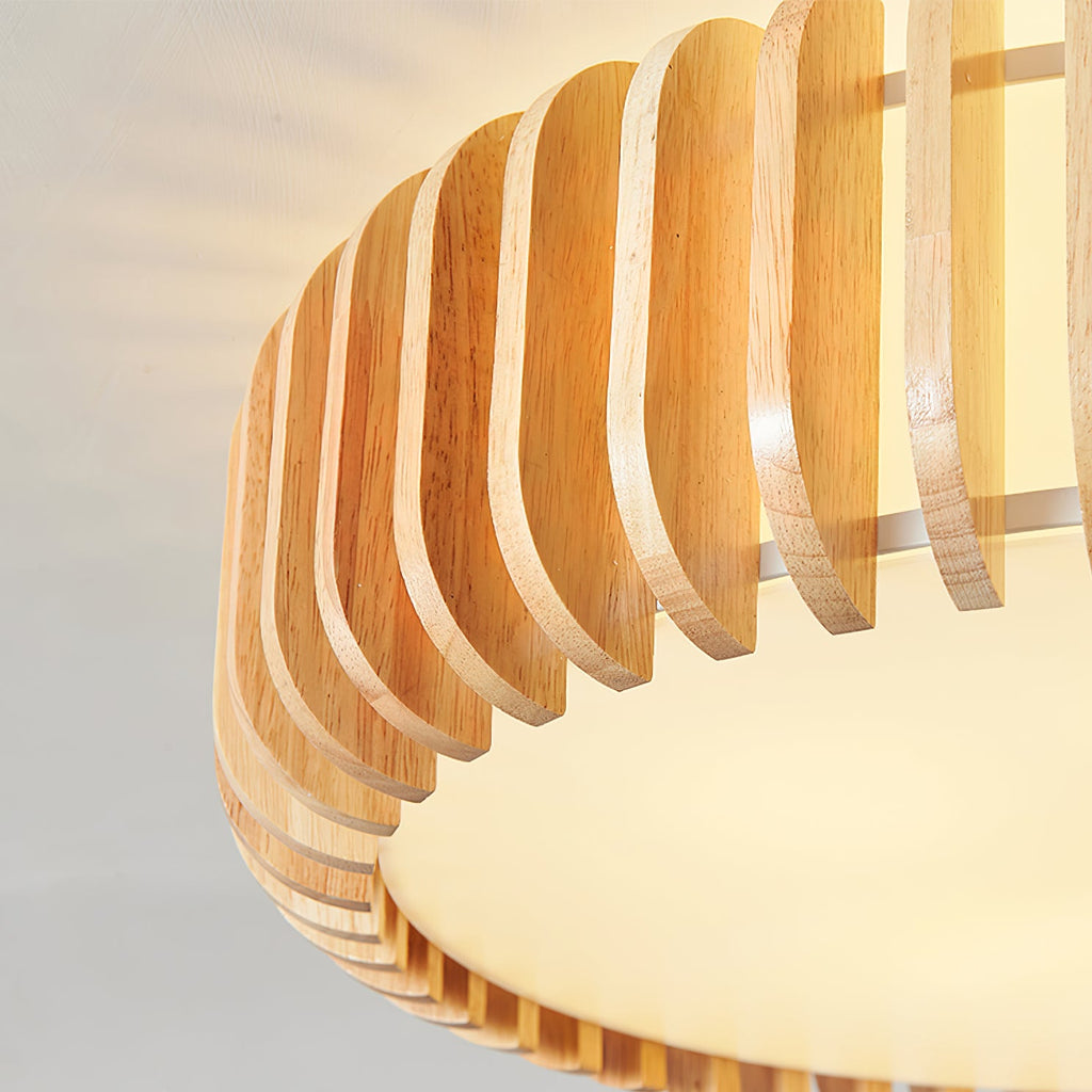 WINCHESTER WOODEN DRUM CEILING ILLUMINATOR
