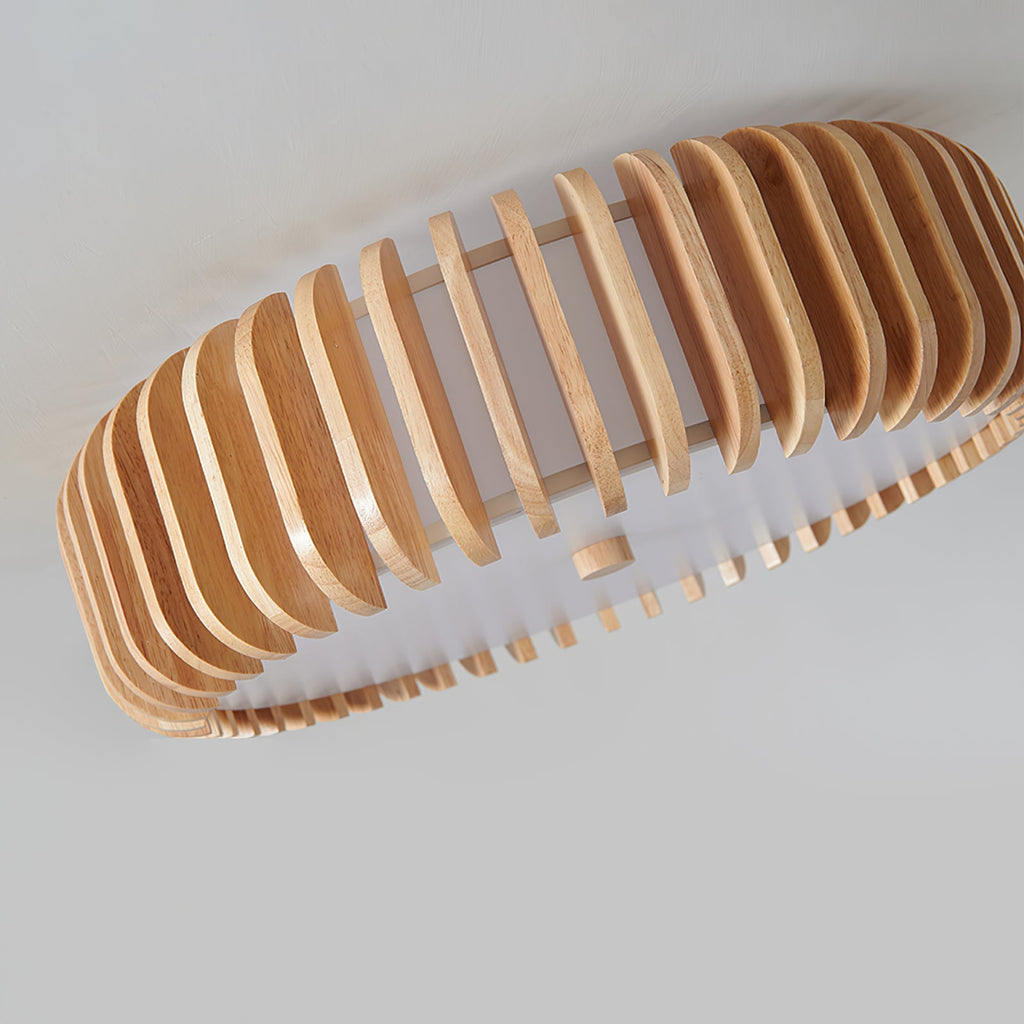 WINCHESTER WOODEN DRUM CEILING ILLUMINATOR
