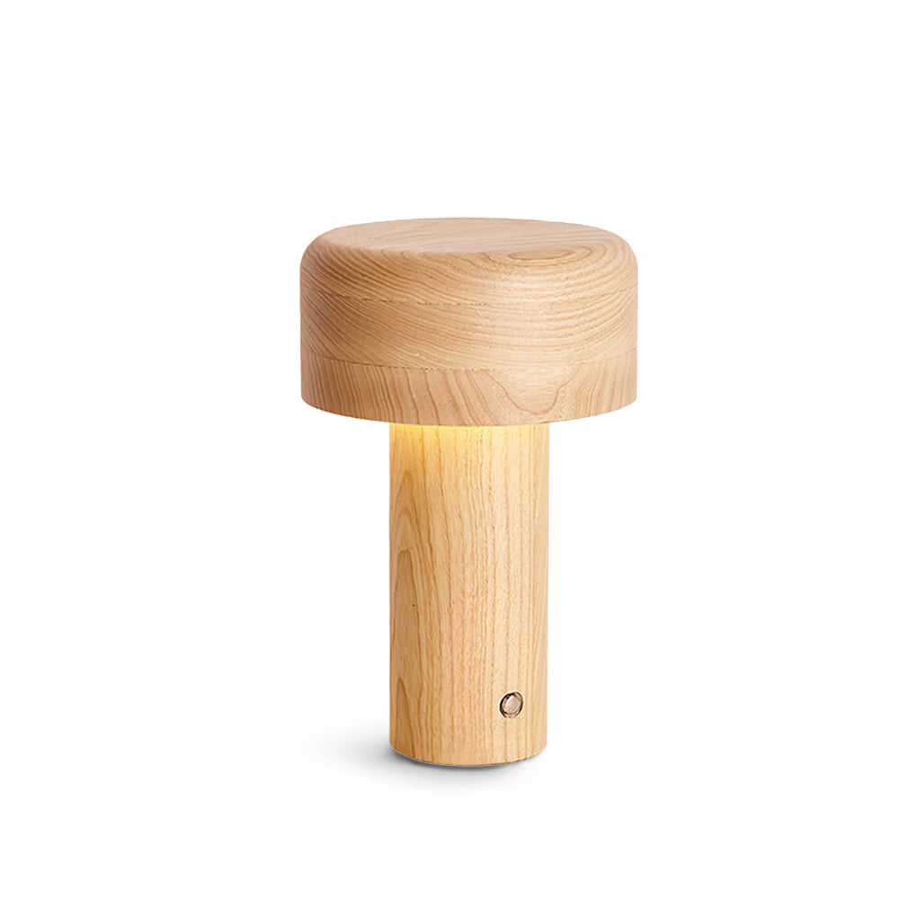 WINDSOR OAK COLUMN LAMP