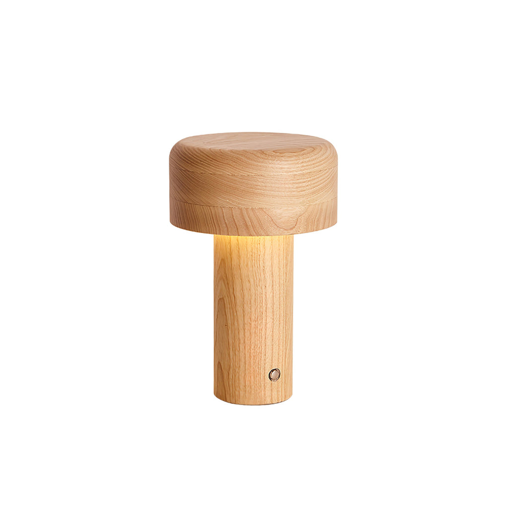 WINDSOR OAK COLUMN LAMP