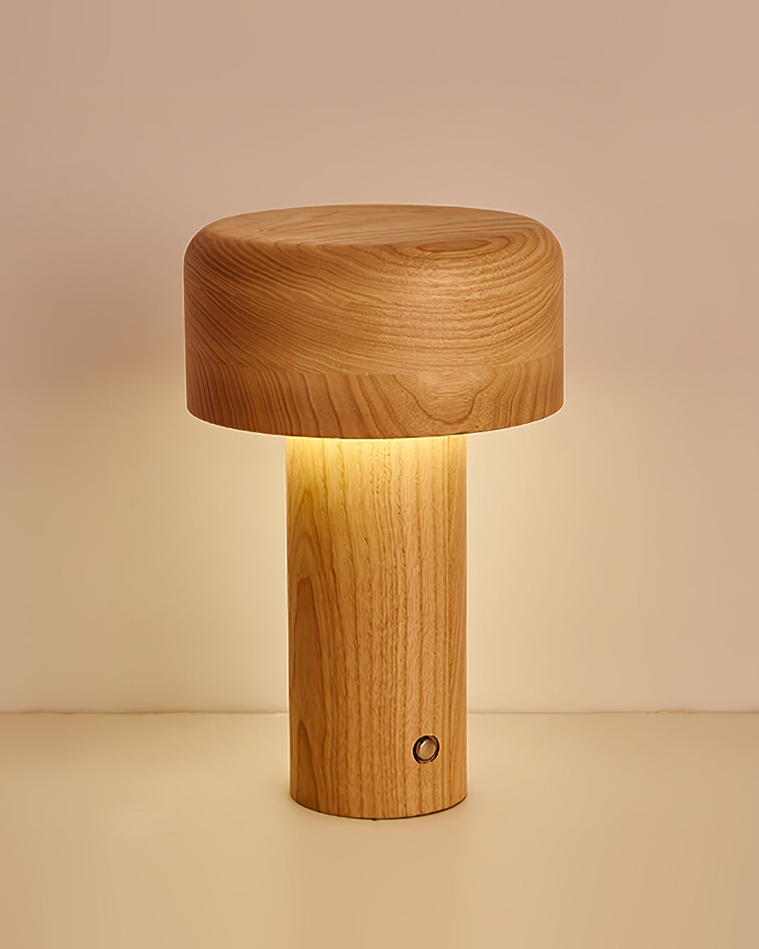 WINDSOR OAK COLUMN LAMP