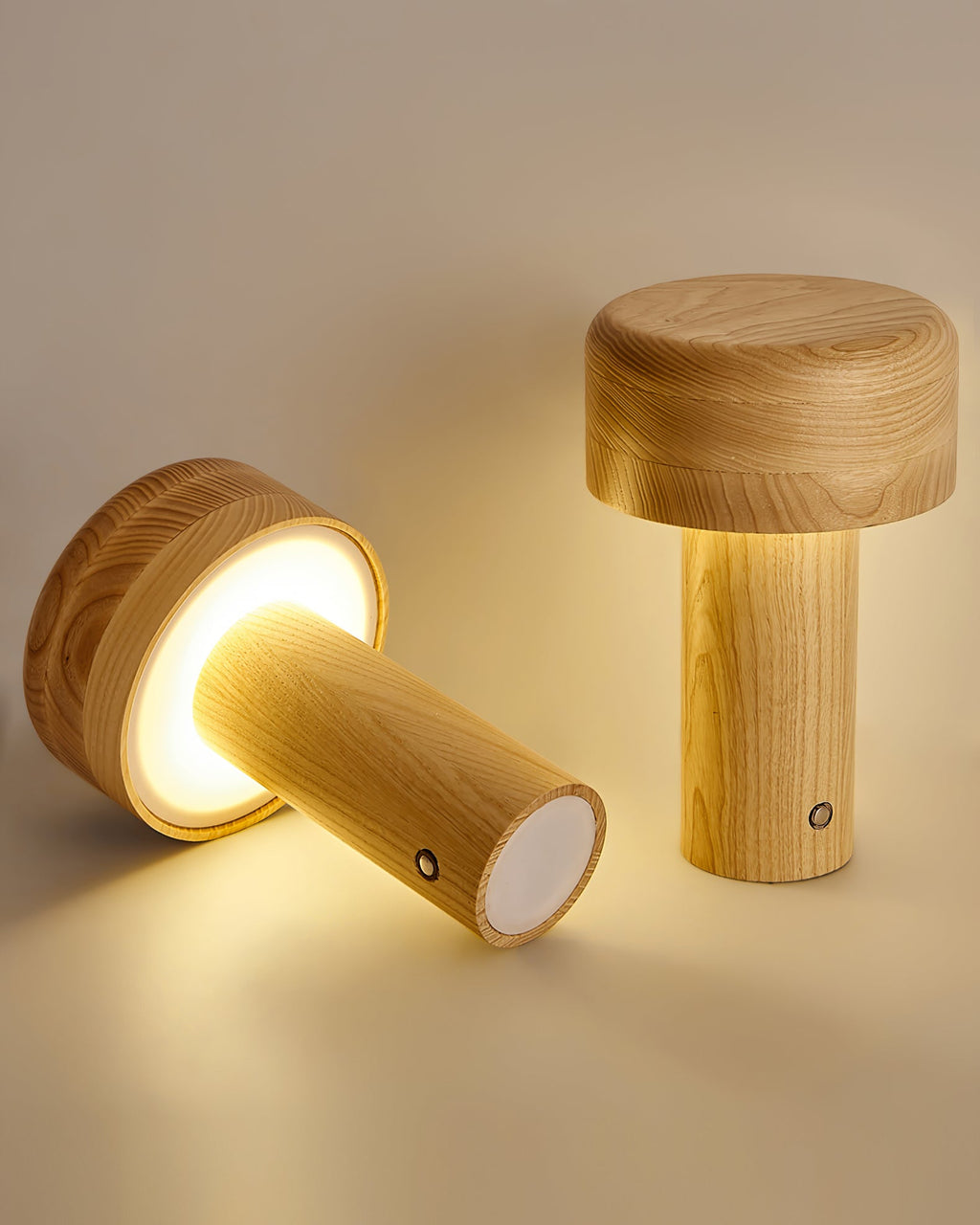 WINDSOR OAK COLUMN LAMP