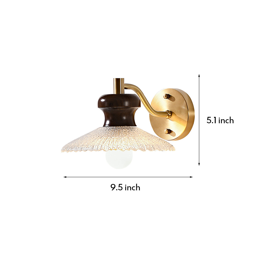 CAPRI BRASS COASTAL WALL SCONCE