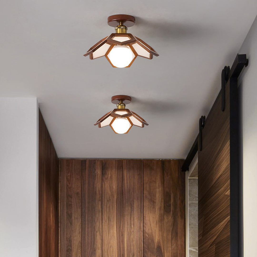 THISTLEWOOD MODERN FLUSH CEILING LANTERN