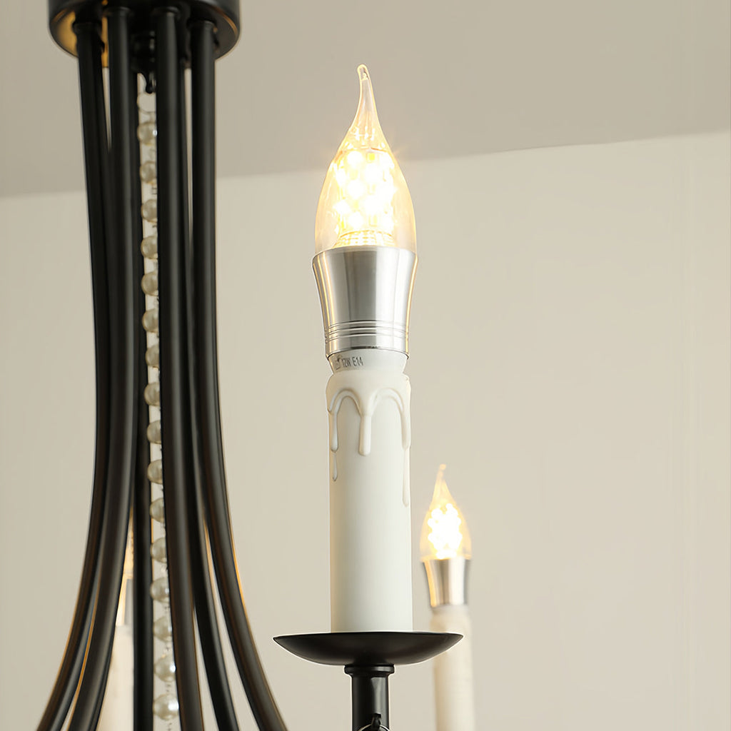 RAVENWOOD CRYSTAL ORB CEILING LANTERN