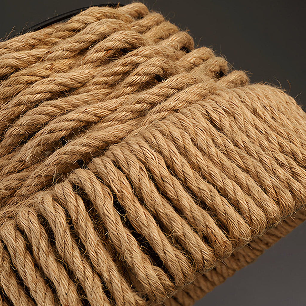 WINCHESTER ROPE-BOUND IRON PENDANT LAMP