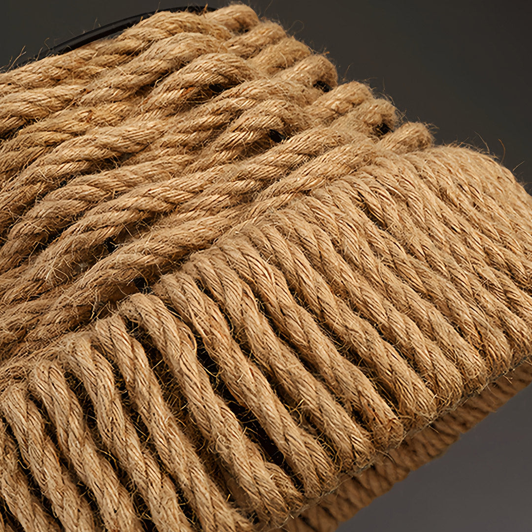 WINCHESTER ROPE-BOUND IRON PENDANT LAMP