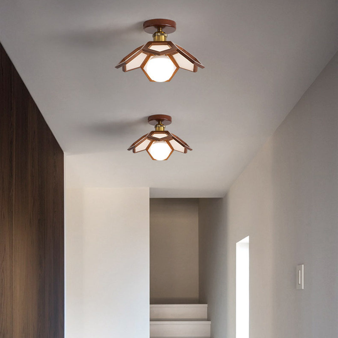 THISTLEWOOD MODERN FLUSH CEILING LANTERN