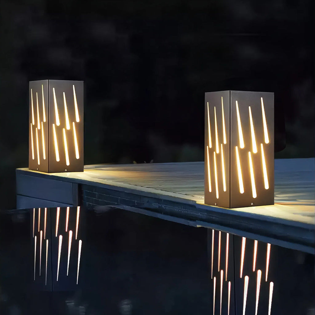 WINDSOR PERFORATED OUTDOOR BOLLARD LIGHTING