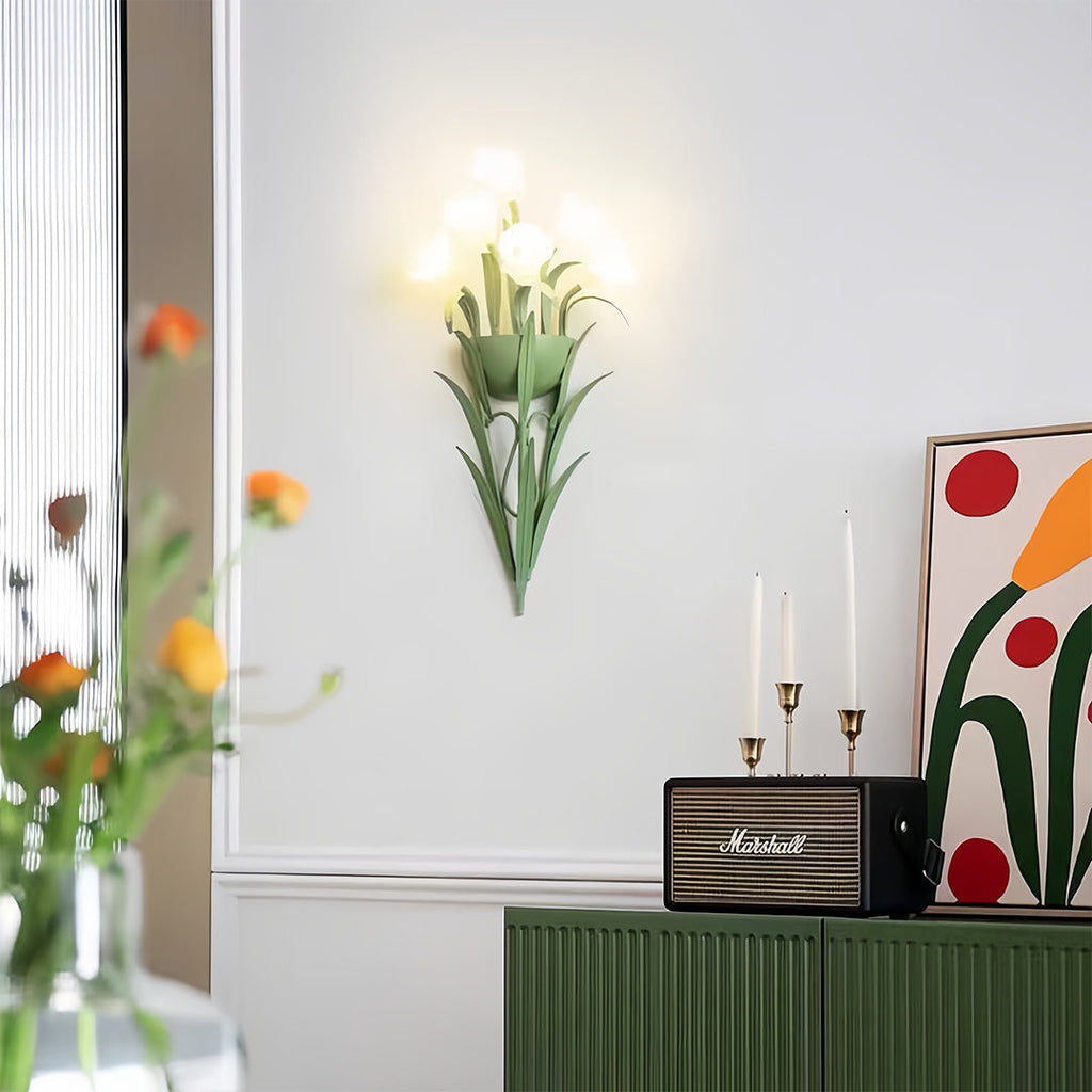 FLORENCE VINTAGE BLOOM WALL SCONCE