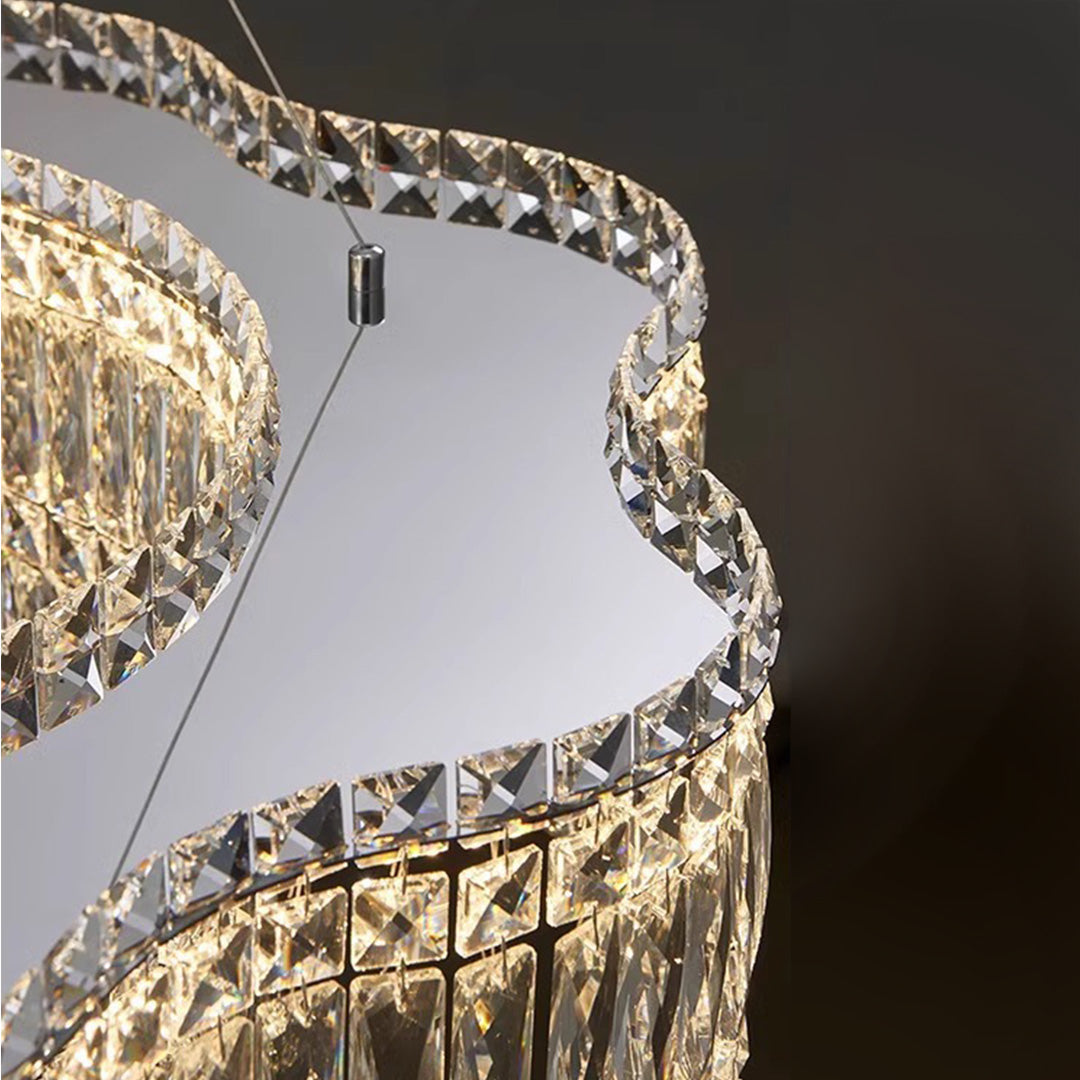 WINTERBOURNE CRYSTAL SPHERE CHANDELIER, MODERN MINIMALIST DESIGN