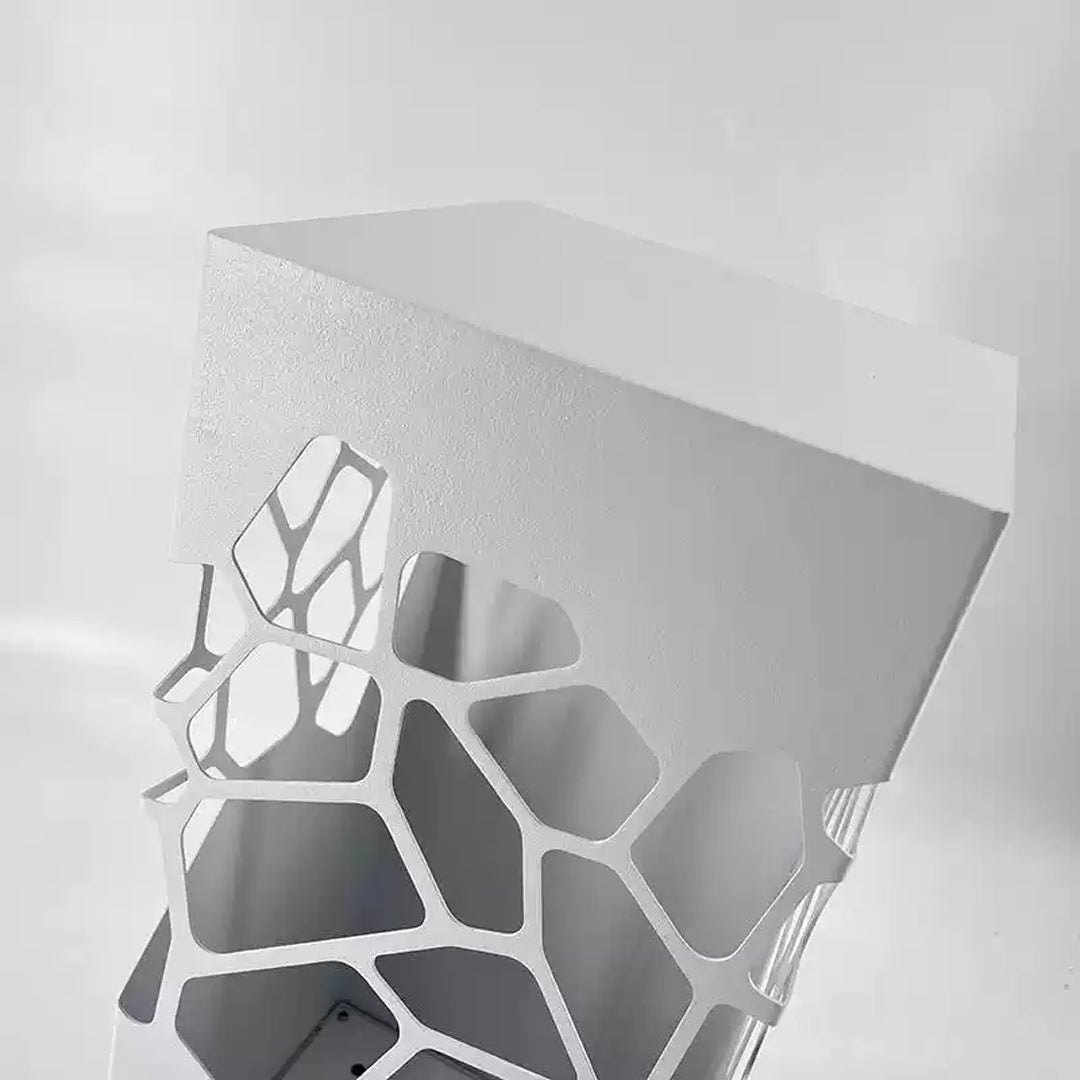 WINDSOR WHITE HOLLOW BOLLARD LANTERN FOR OUTDOOR LANDSCAPING