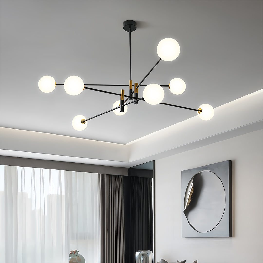 THISTLEWOOD BRANCH ILLUMINATOR IN ONYX AND GOLD