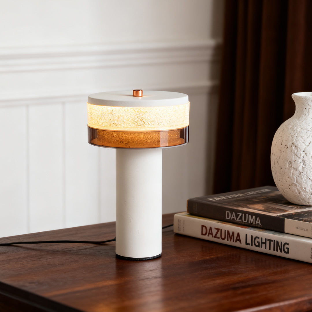 WINTERBOURNE IRON CYLINDER TABLE LAMP