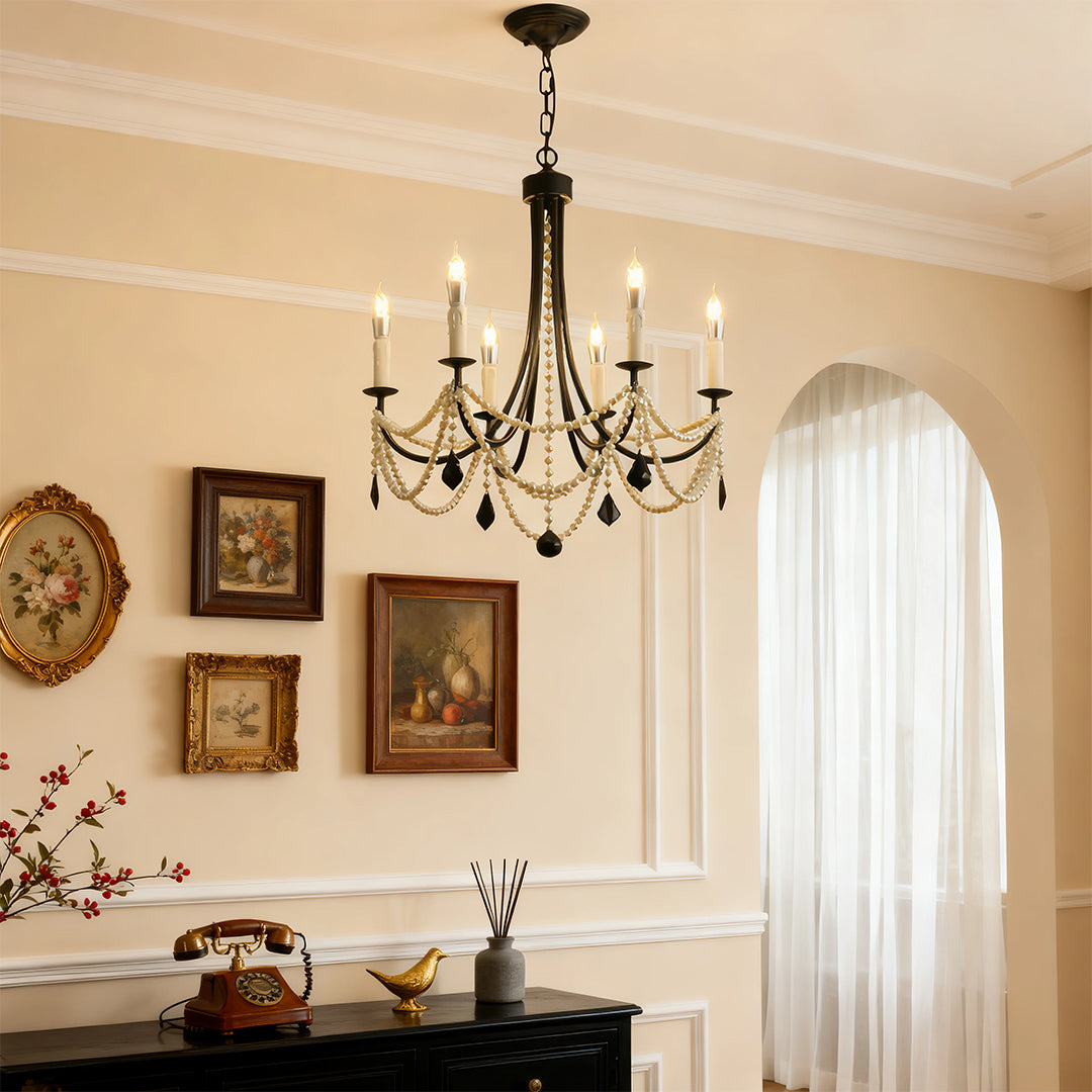 RAVENWOOD CRYSTAL ORB CEILING LANTERN