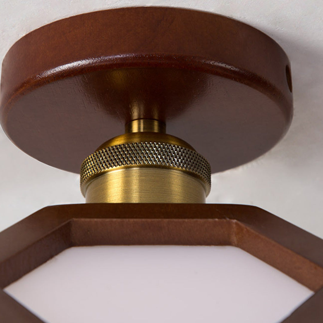 THISTLEWOOD MODERN FLUSH CEILING LANTERN