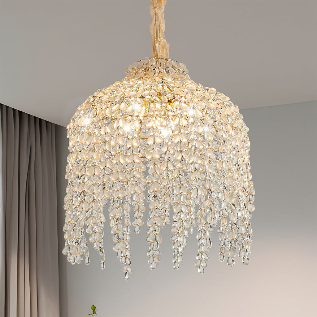 RAVENWOOD CRYSTAL DROPLET CEILING LANTERN