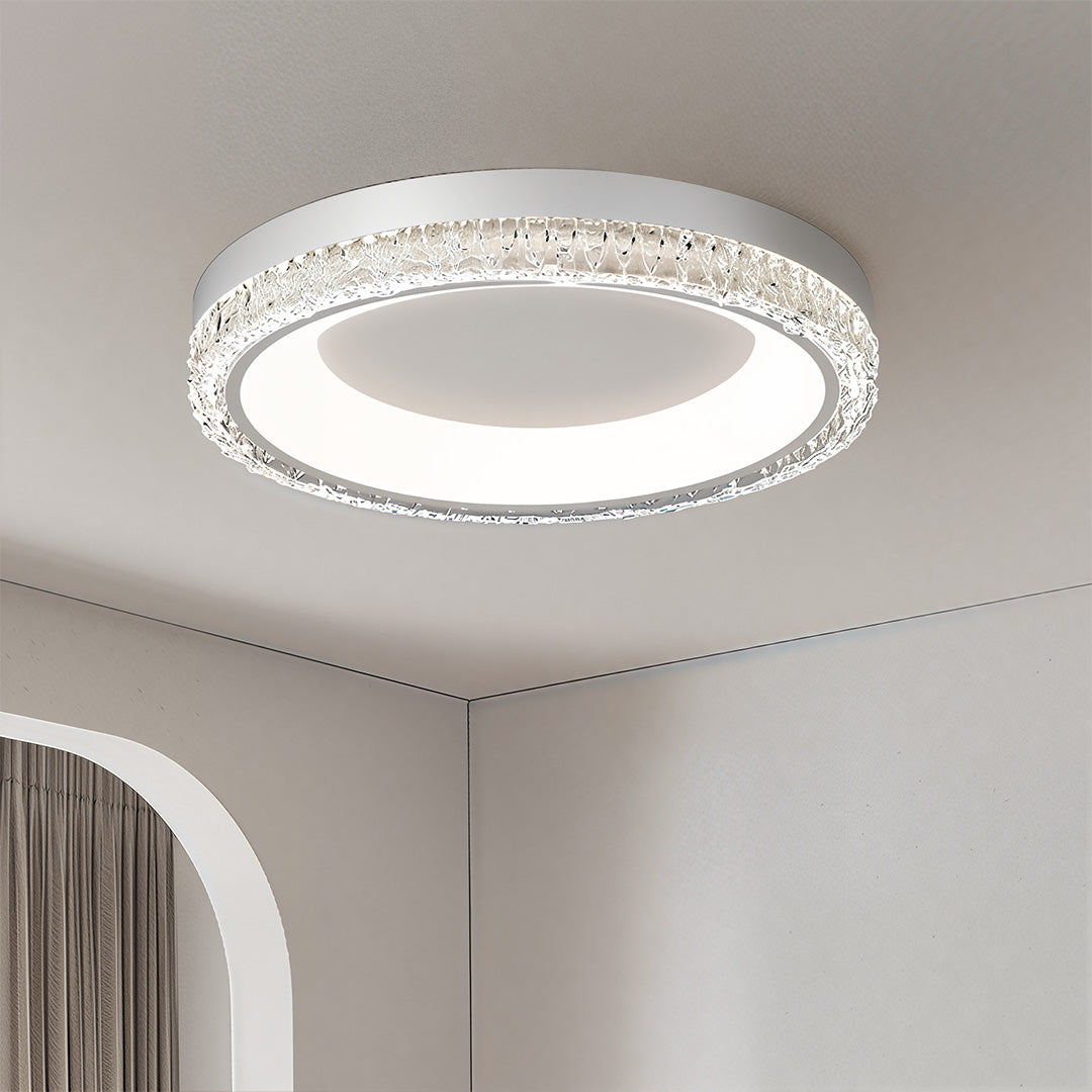 WINTHROP SNOW WHITE ROUND CEILING LANTERN