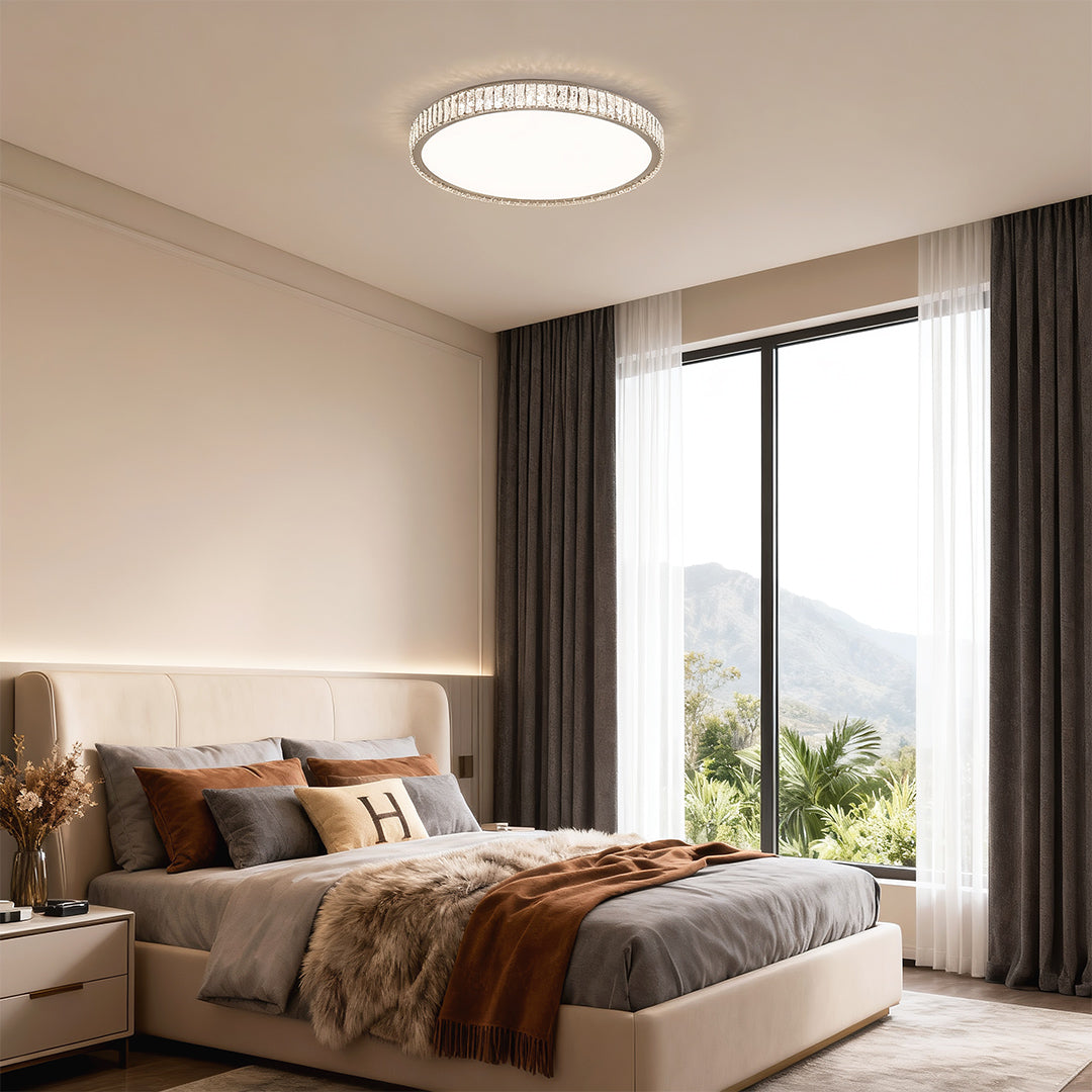 WINDSOR CRYSTAL CEILING GLOW LANTERN