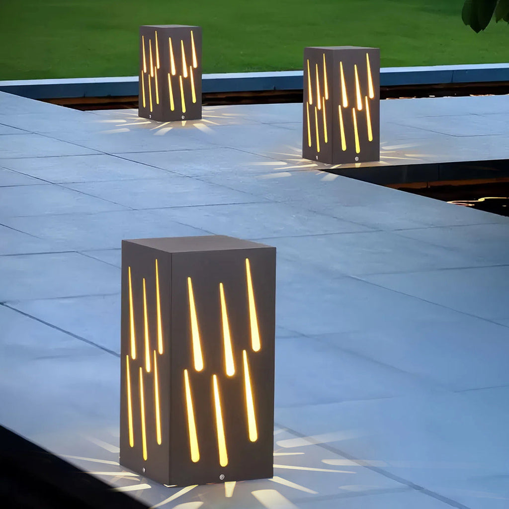 WINDSOR PERFORATED OUTDOOR BOLLARD LIGHTING
