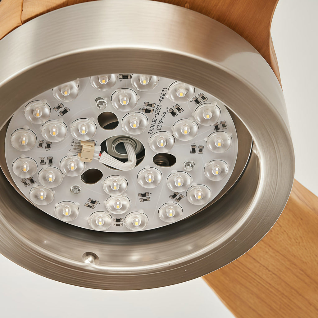 WINCHESTER MODERN AERO CEILING FAN WITH LED LIGHTING AND REMOTE CONTROL