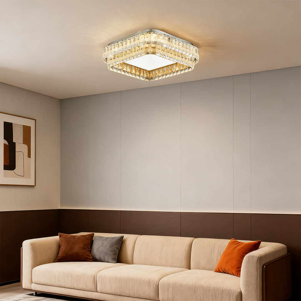 WINCHESTER CRYSTAL FLUSH-MOUNT ILLUMINATION