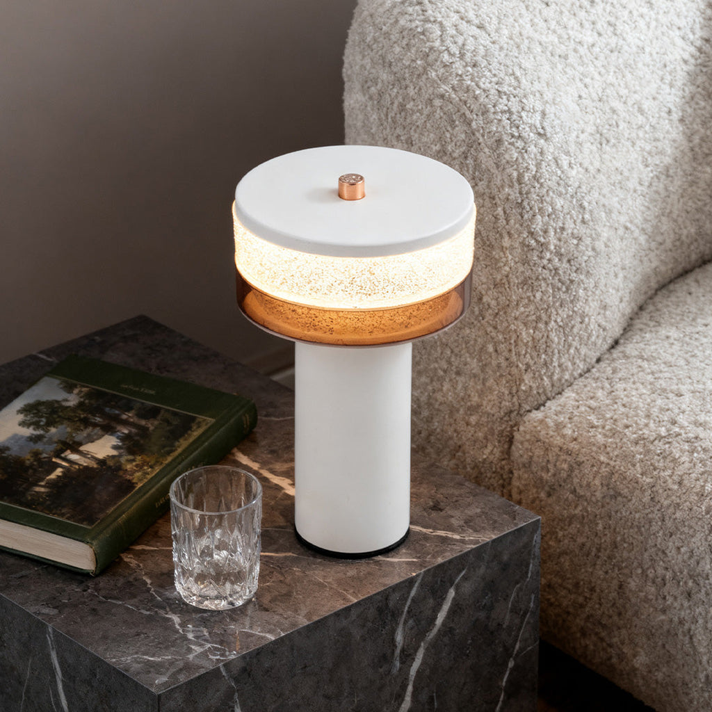 WINTERBOURNE IRON CYLINDER TABLE LAMP