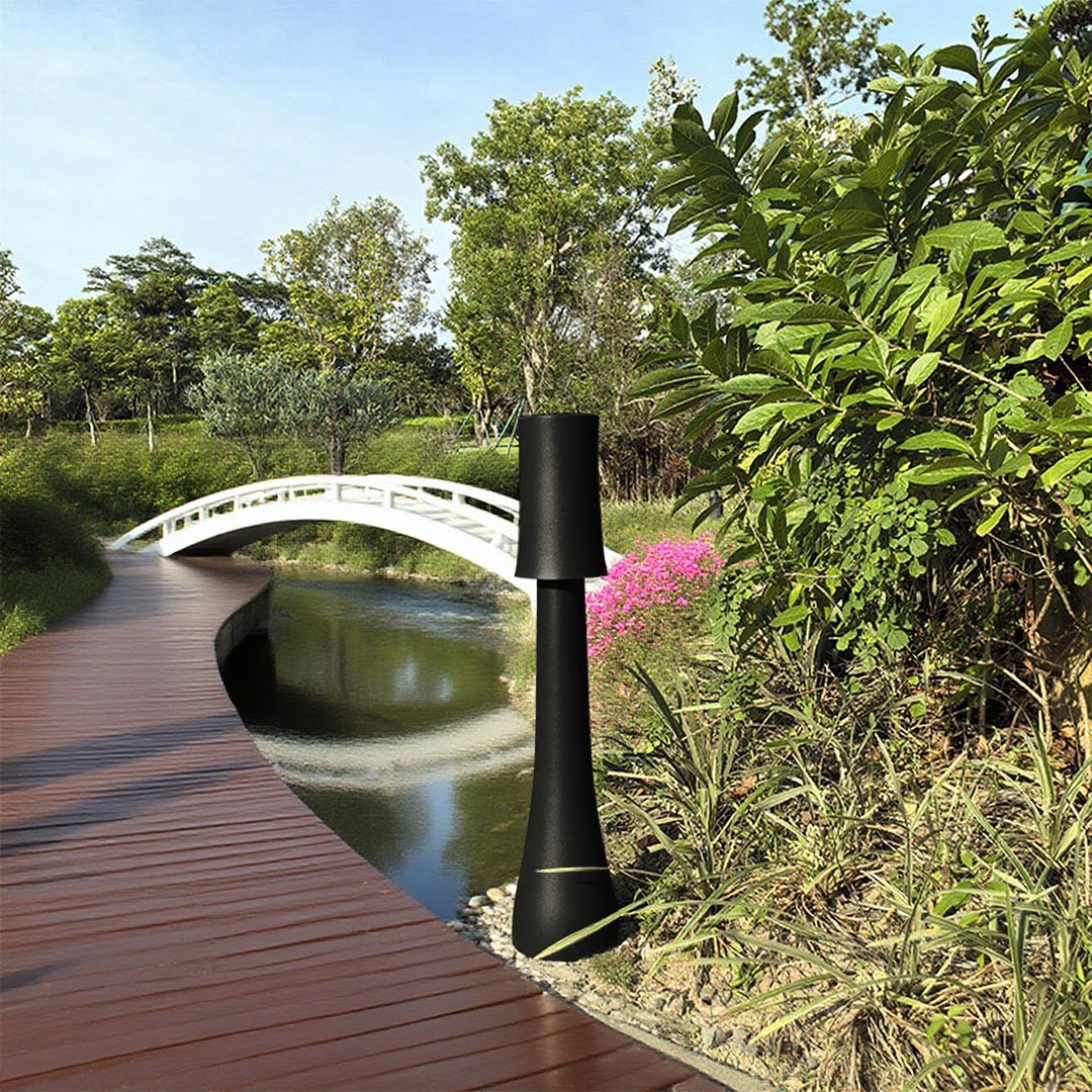 RAVENSDALE NIGHTSCAPE WATERPROOF GARDEN BOLLARD LANTERN