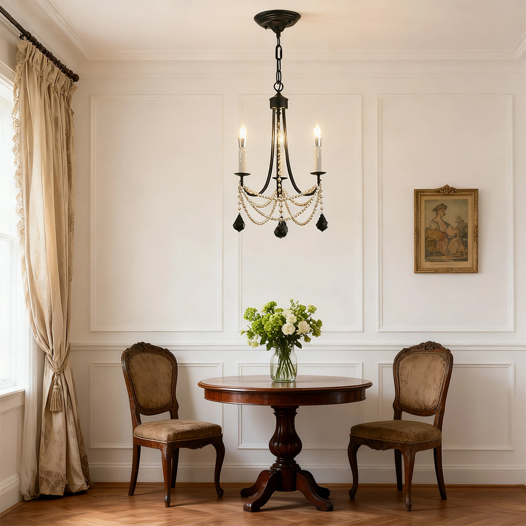 RAVENWOOD CRYSTAL ORB CEILING LANTERN