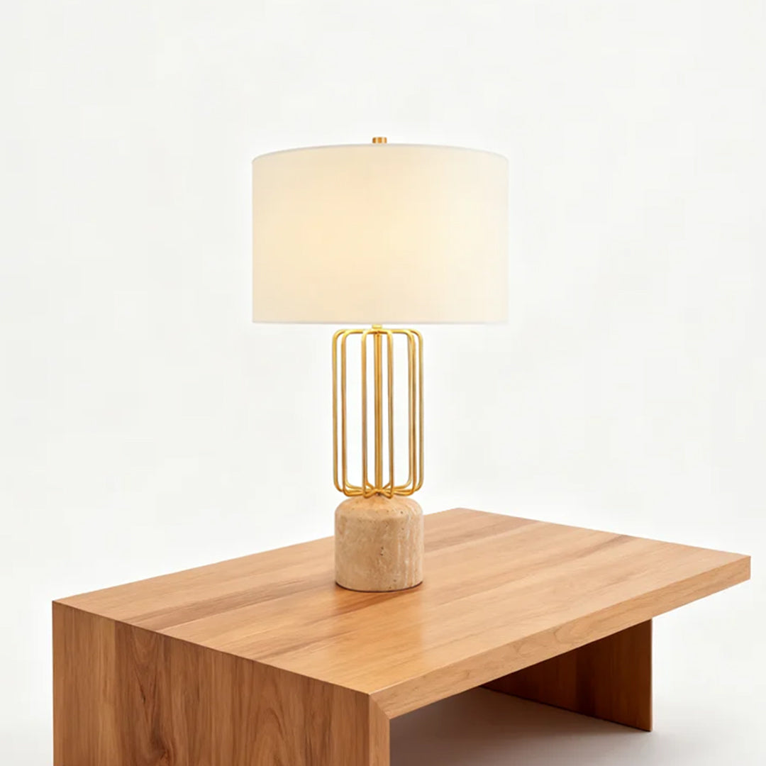 WINTHROP GEOMETRIC METAL TABLE LAMP WITH LED EYE-CARE TECHNOLOGY