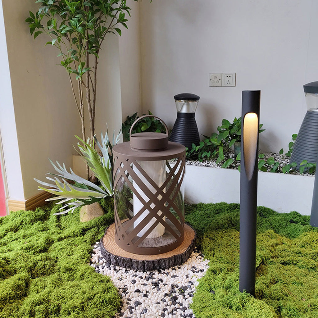 WINDSOR PERFORATED LED GARDEN LANTERN