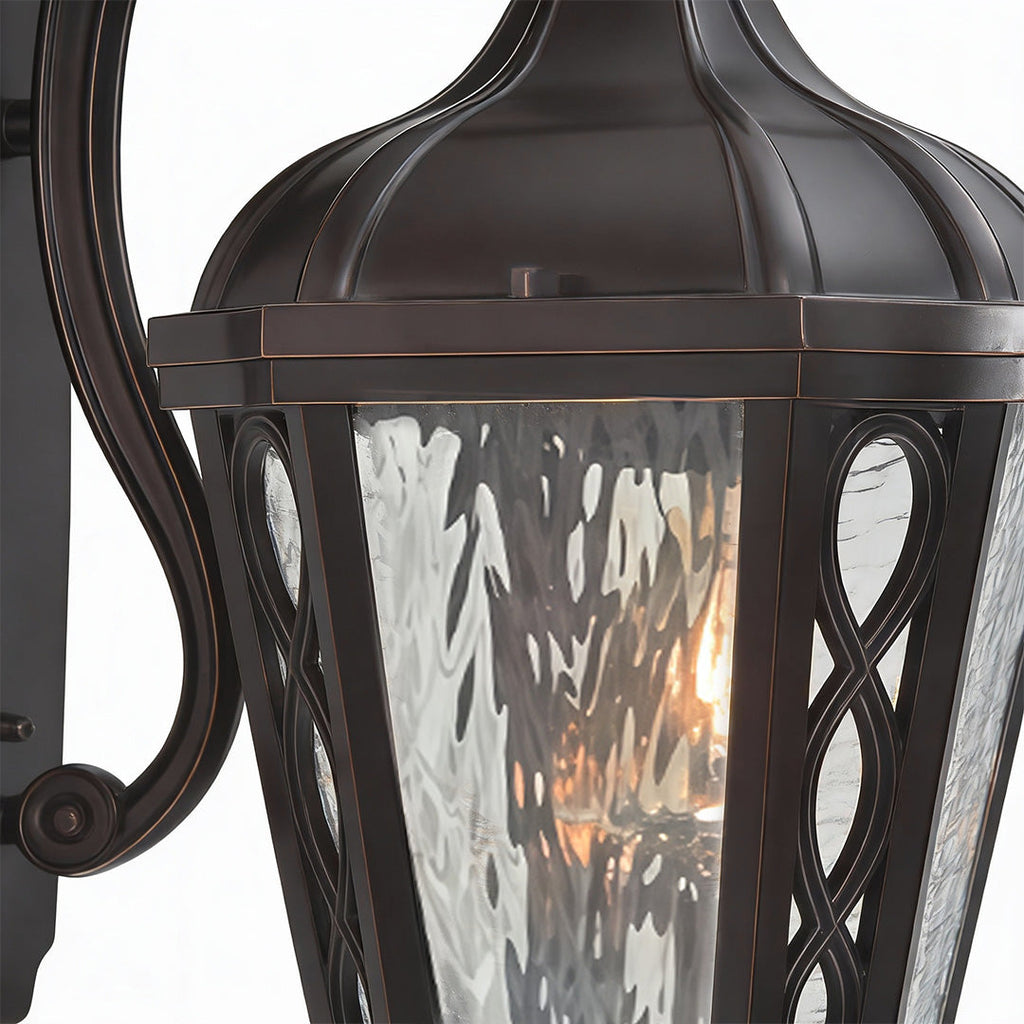 WINCHESTER FROSTED GLASS OUTDOOR WALL LANTERN