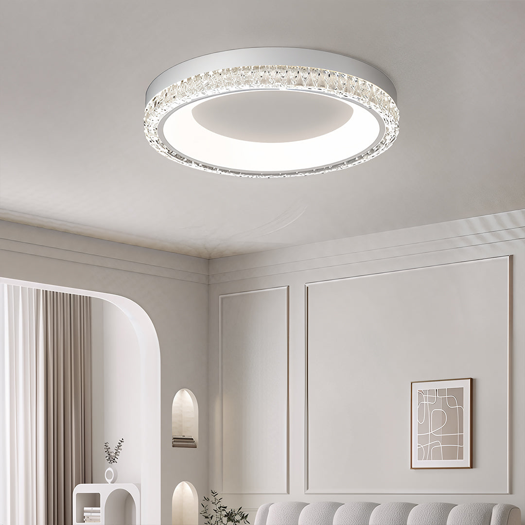 WINTHROP SNOW WHITE ROUND CEILING LANTERN