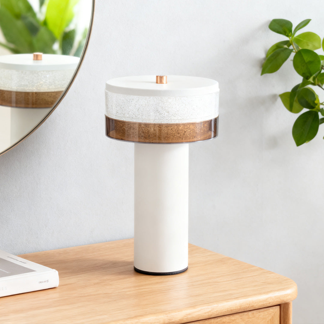 WINTERBOURNE IRON CYLINDER TABLE LAMP
