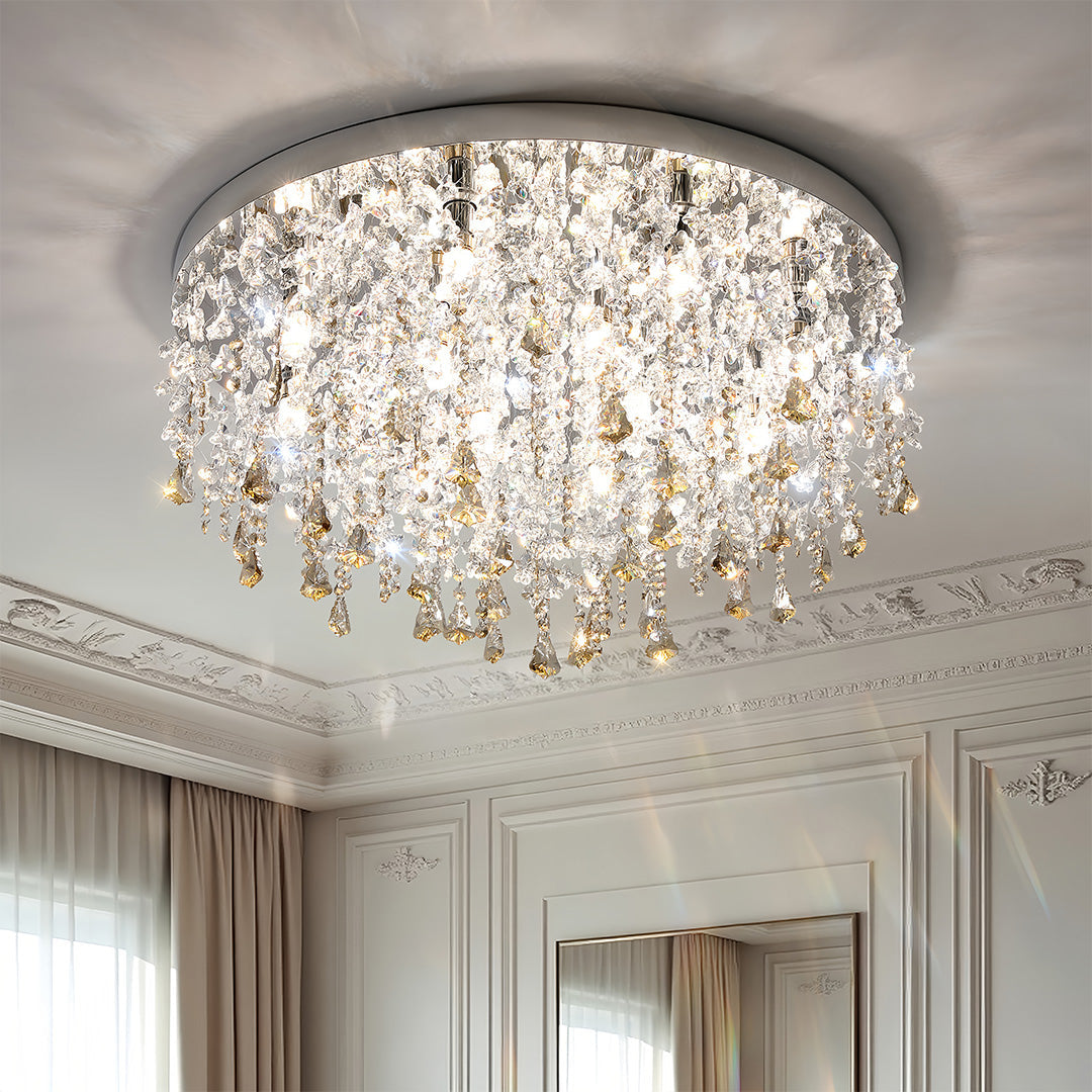 CHARLESTON CRYSTAL EYE-GUARD CEILING LANTERN