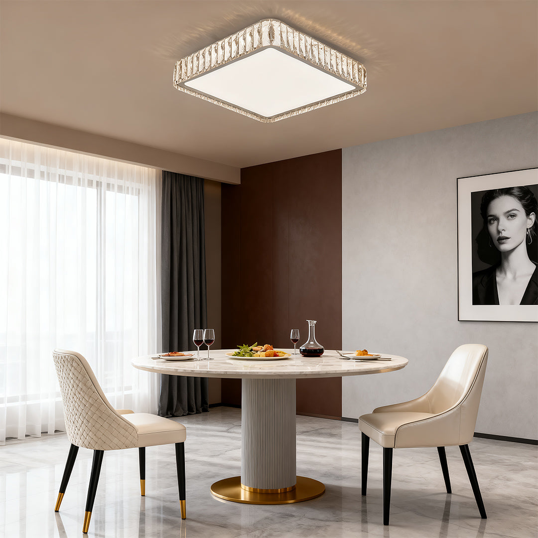 WINDSOR CRYSTAL CEILING GLOW LANTERN