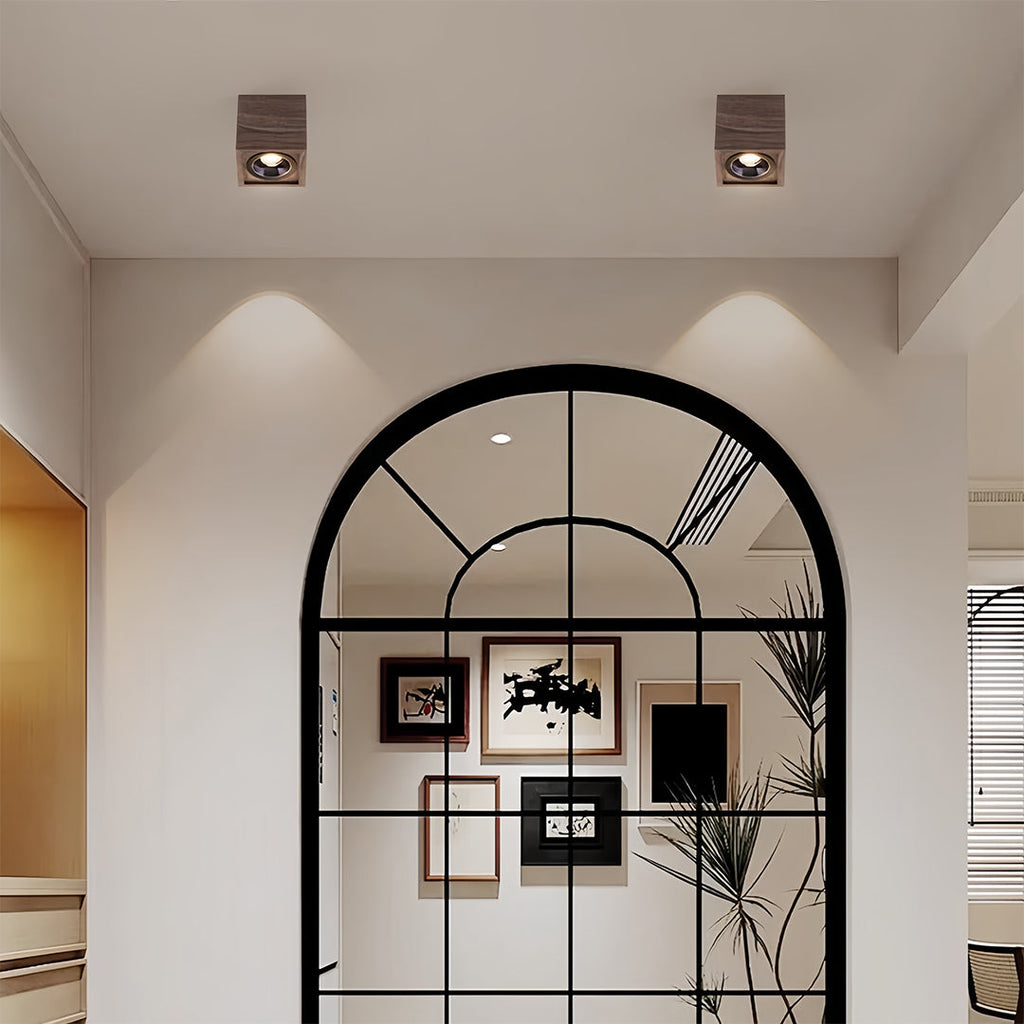 CHESTERFIELD WALNUT TRIO RECESSED LIGHTING