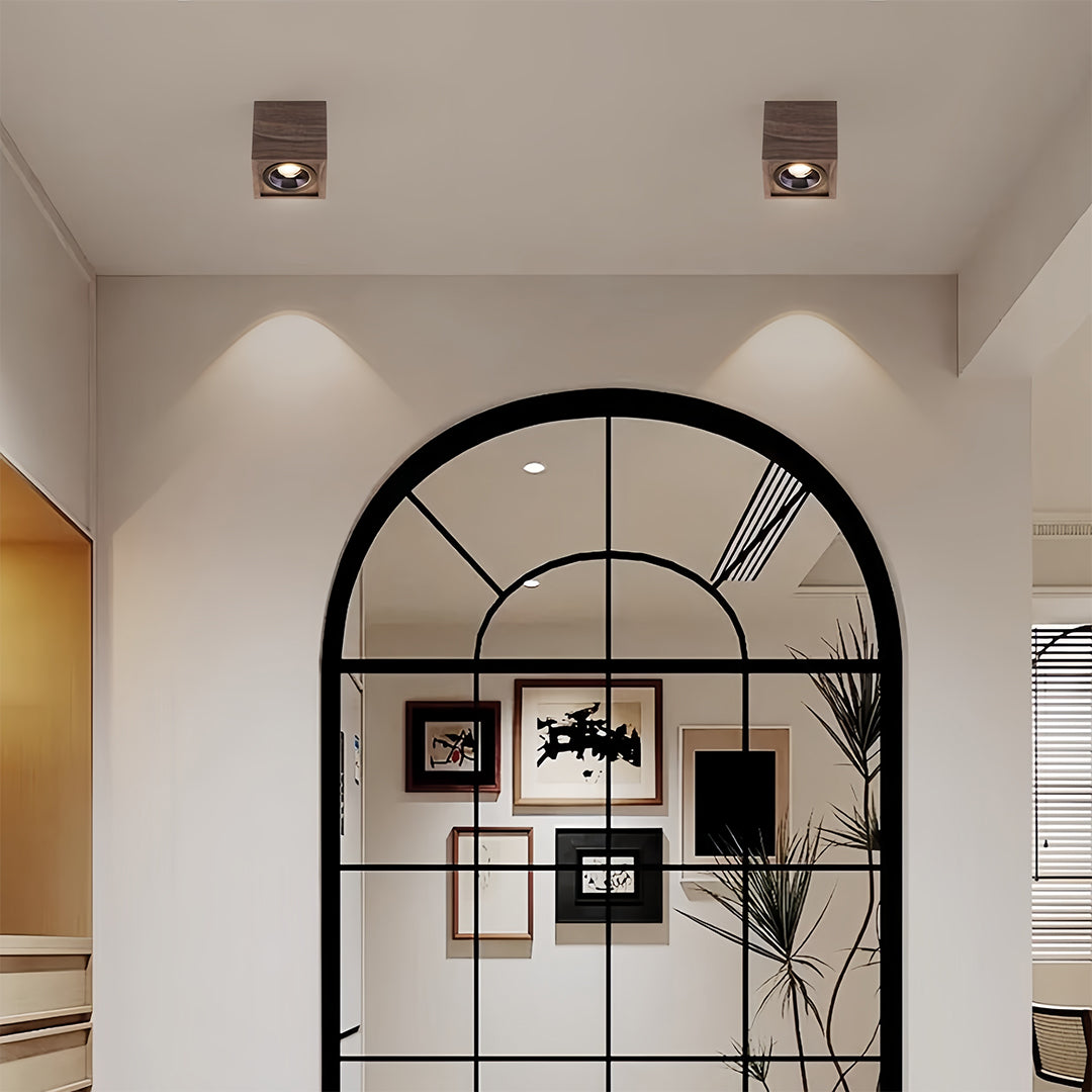 CHESTERFIELD WALNUT TRIO RECESSED LIGHTING