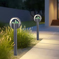 WINDSOR FROSTED ORB GARDEN ILLUMINATOR, WEATHER-RESISTANT PATHWAY LANTERN