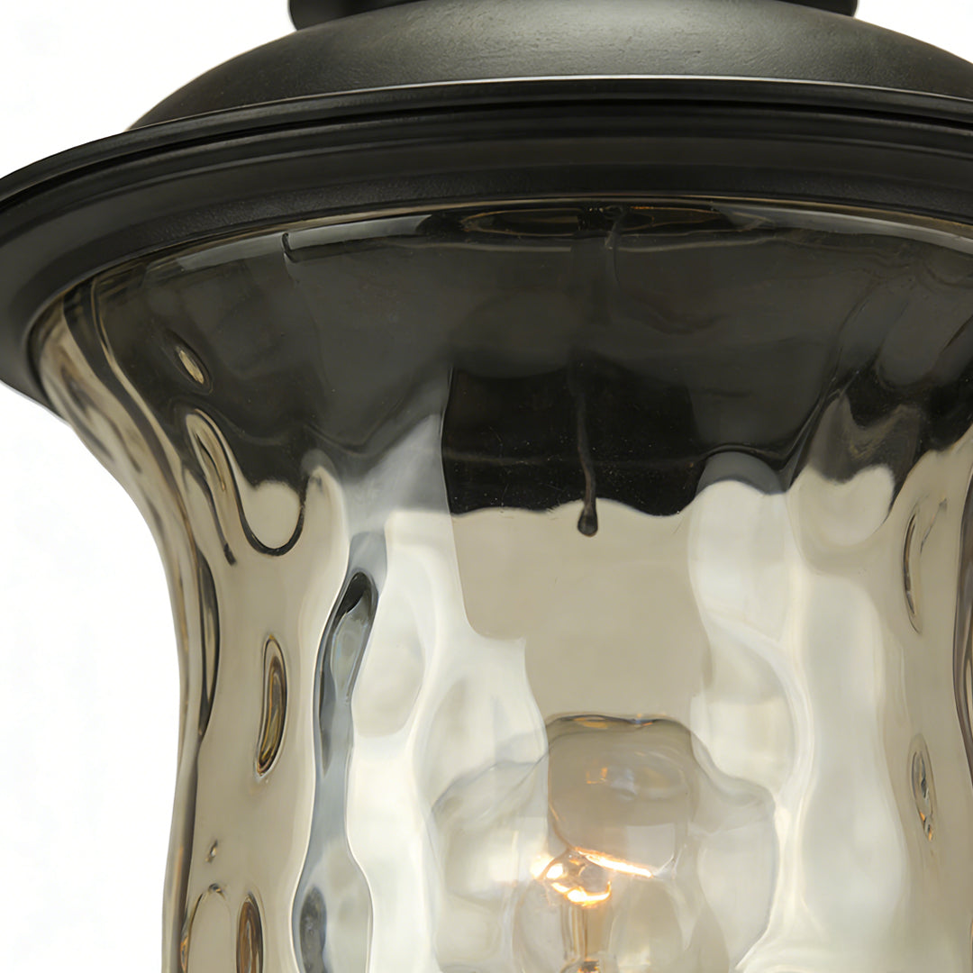 WINDSOR GARDEN PILLAR LANTERN, VINTAGE EUROPEAN INSPIRED WATER-RESISTANT LIGHTING
