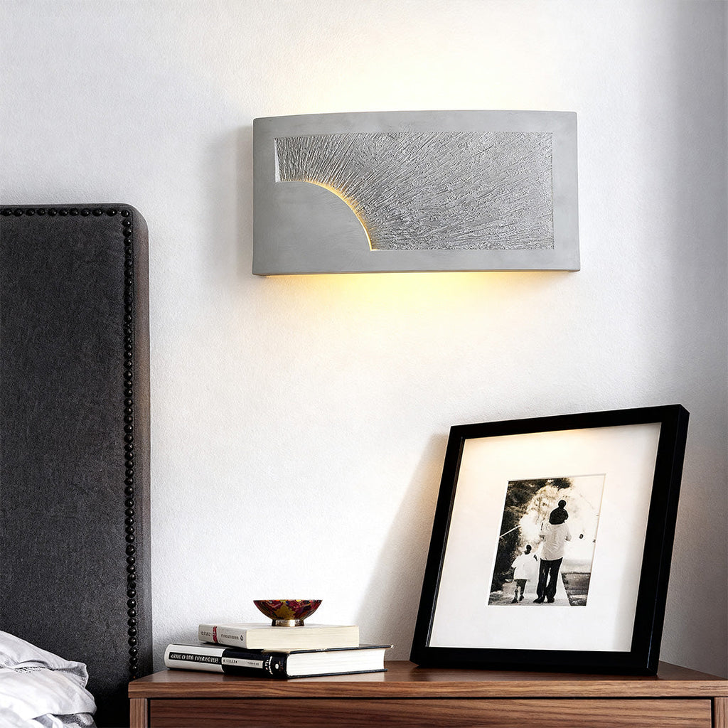 WINTHROP CEMENT WALL SCONCE WITH UPWARD ILLUMINATION