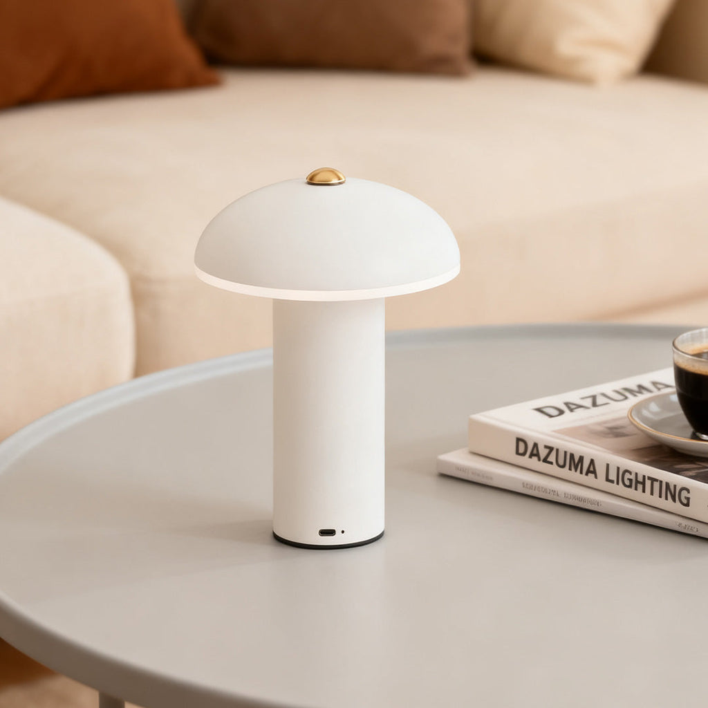 WINTHROP DIMMABLE IRON AND ACRYLIC TABLE LANTERN